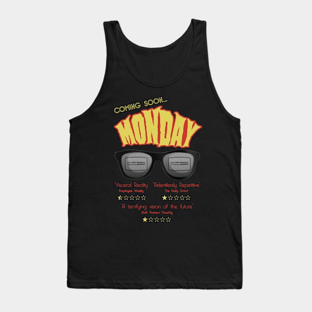 Monday - The Horror Movie Tank Top by jayveezed